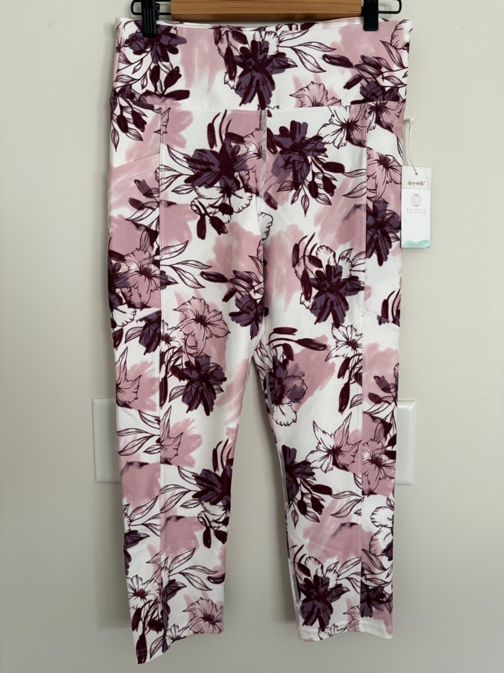 Balance Collection Pink & Plum Floral Leggings